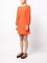 Ba&Sh Gedrapeerde mini-jurk Oranje - Thumbnail 3