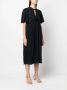 Ba&Sh Midi-jurk met borduurwerk Zwart - Thumbnail 3