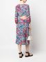 Ba&Sh Jurk met bloemenprint Blauw - Thumbnail 2
