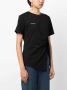 B+ab Asymmetrisch T-shirt Zwart - Thumbnail 3