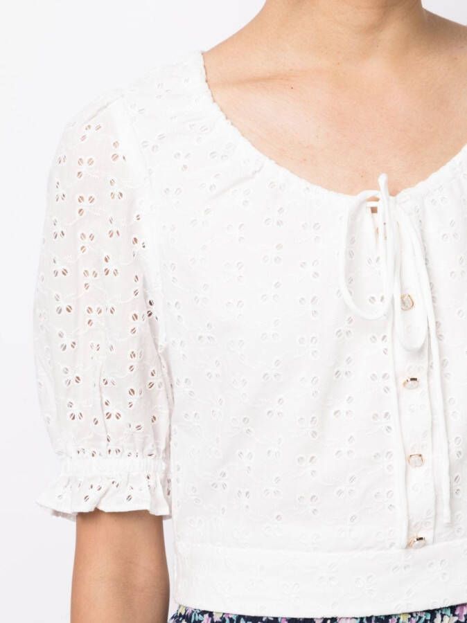 b+ab Broderie anglaise top Wit
