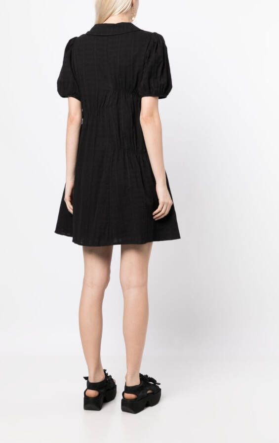 b+ab Button-down jurk Zwart