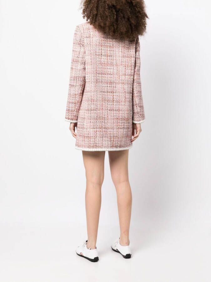 b+ab Button-down mini-jurk Roze