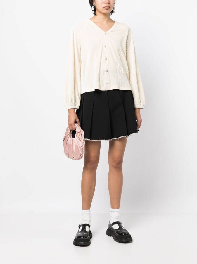b+ab Button-down vest Beige