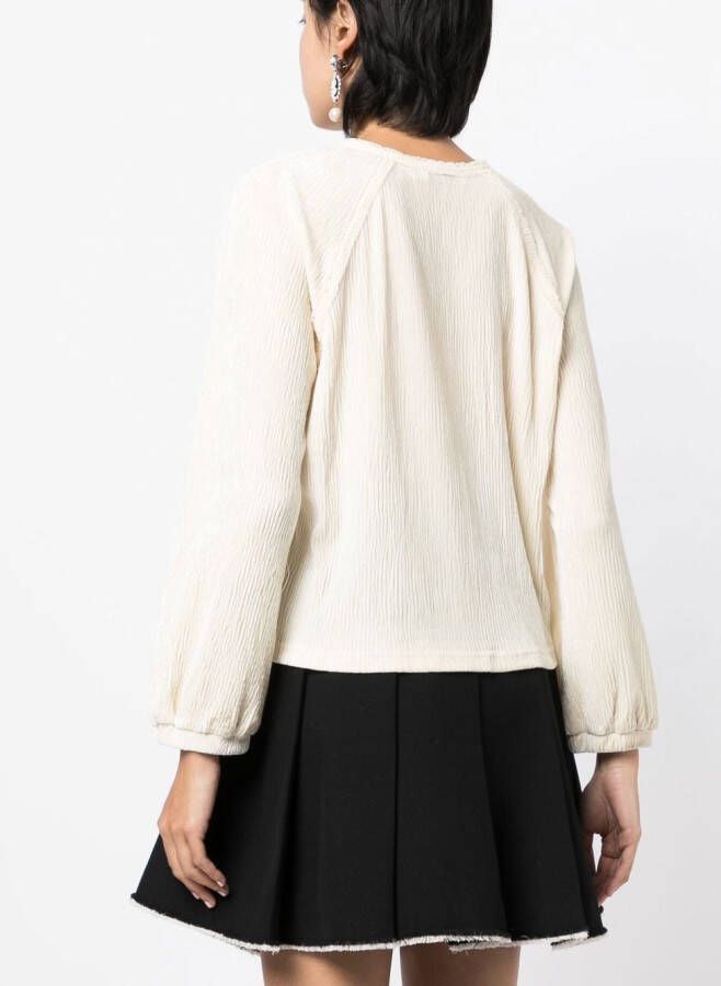 b+ab Button-down vest Beige