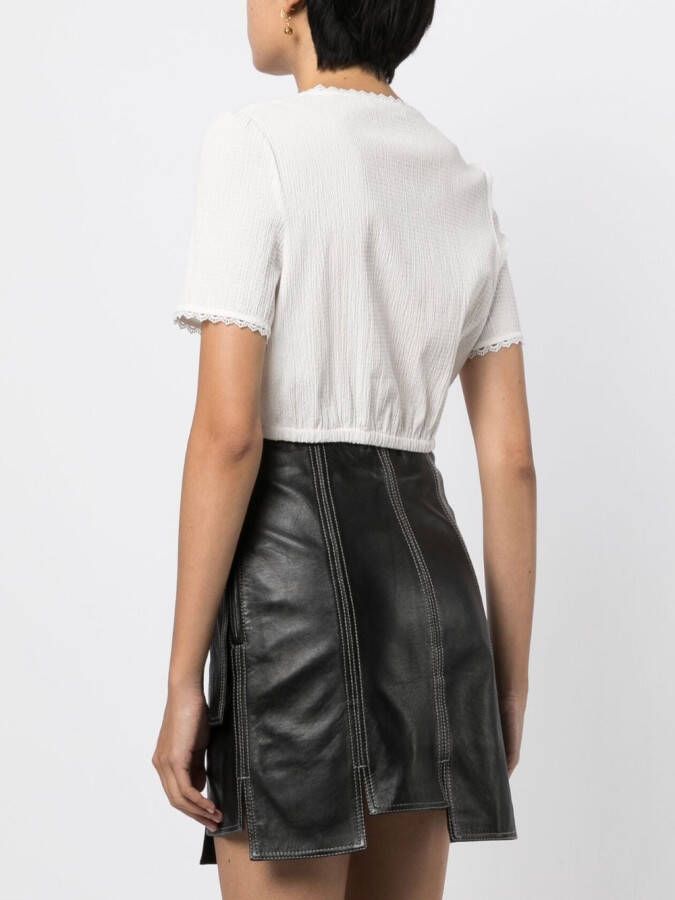 b+ab Cropped top Wit