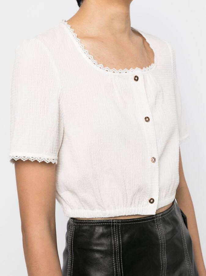 b+ab Cropped top Wit