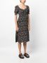 B+ab Midi-jurk met bloemenprint Zwart - Thumbnail 3