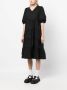 B+ab Midi-jurk met empiretaille Zwart - Thumbnail 3