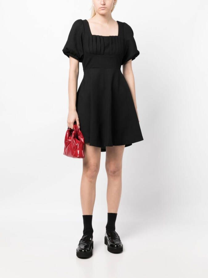 b+ab Flared jurk Zwart