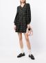 B+ab Geruite mini-jurk Zwart - Thumbnail 2