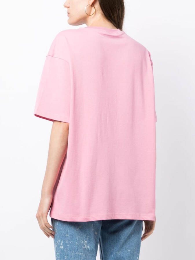 b+ab T-shirt met print Roze