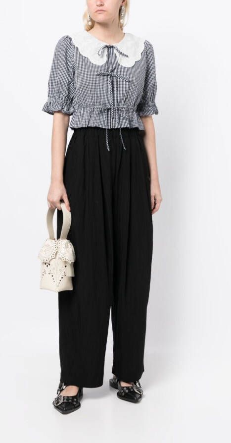 b+ab High waist broek Zwart