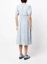B+ab Midi-jurk met bloemenprint Blauw - Thumbnail 4