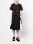 B+ab Midi-jurk met empiretaille Zwart - Thumbnail 2