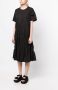 B+ab Midi-jurk met empiretaille Zwart - Thumbnail 3
