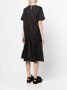 B+ab Midi-jurk met empiretaille Zwart - Thumbnail 4