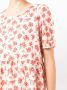 B+ab Mini-jurk met bloemenprint Rood - Thumbnail 5