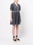 B+ab Mini-jurk met korte mouwen Blauw - Thumbnail 3