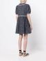B+ab Mini-jurk met korte mouwen Blauw - Thumbnail 4