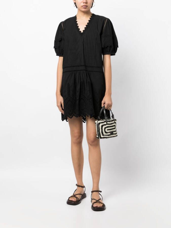 b+ab Gebreide mini-jurk Zwart