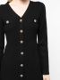 B+ab Ribgebreide mini-jurk Zwart - Thumbnail 4