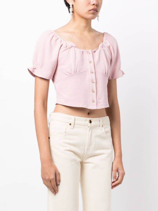 b+ab Cropped top Roze