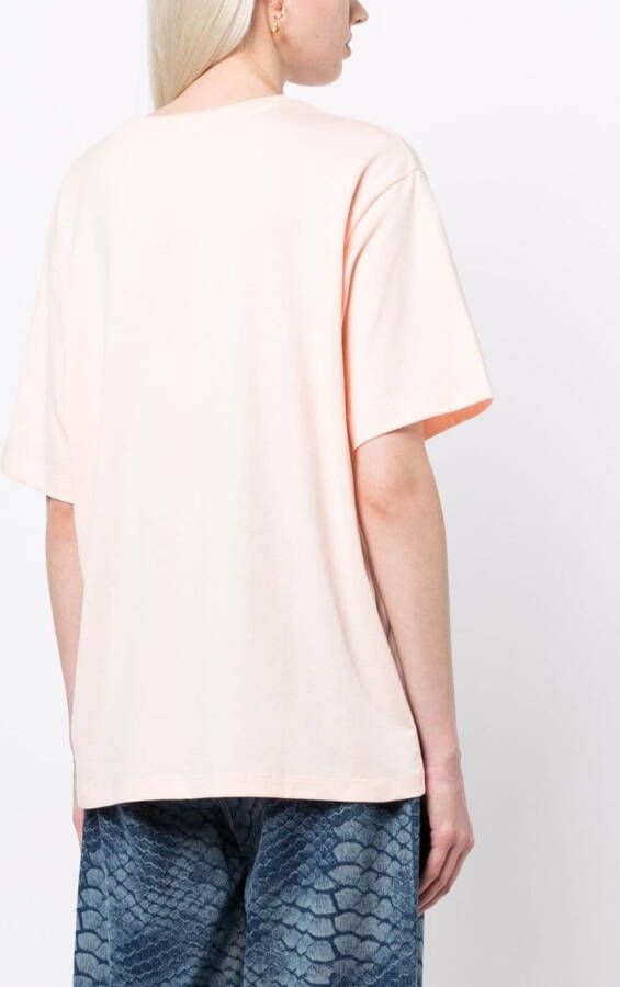 b+ab T-shirt met kettingdetail Roze