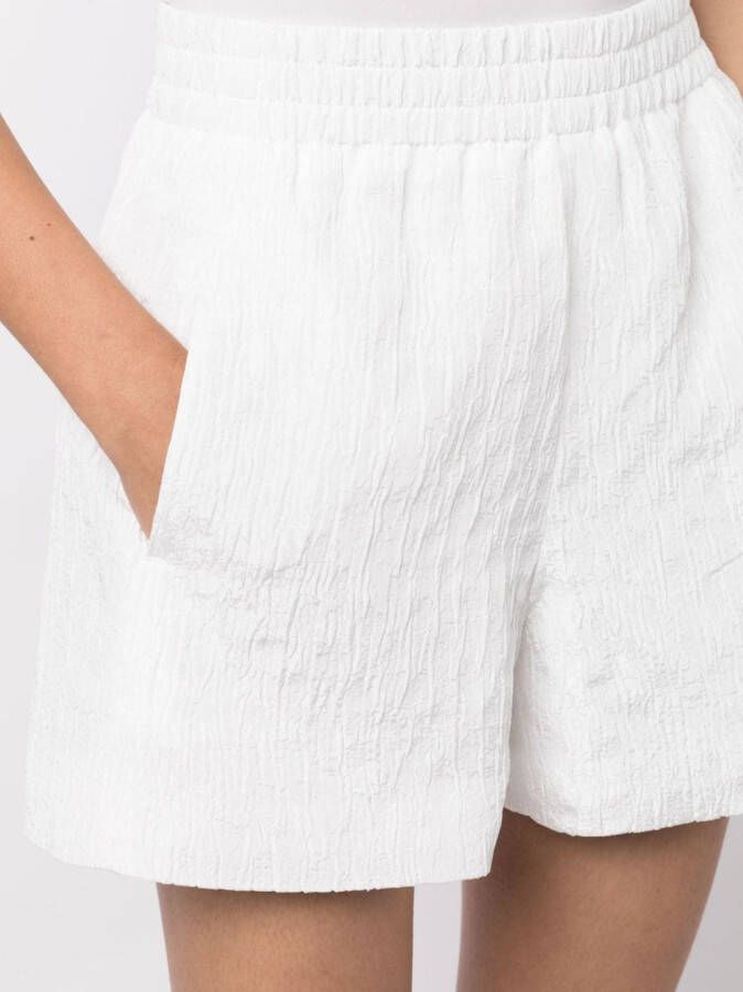 b+ab Shorts met elastische tailleband Wit