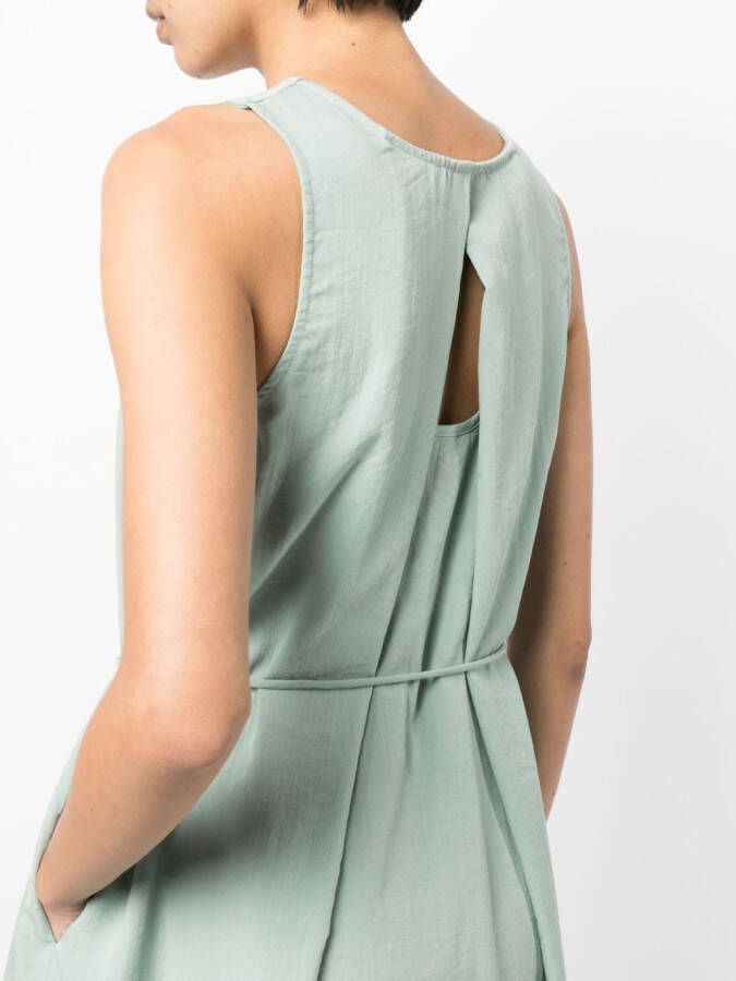 b+ab Midi-jurk met gestrikte taille Groen