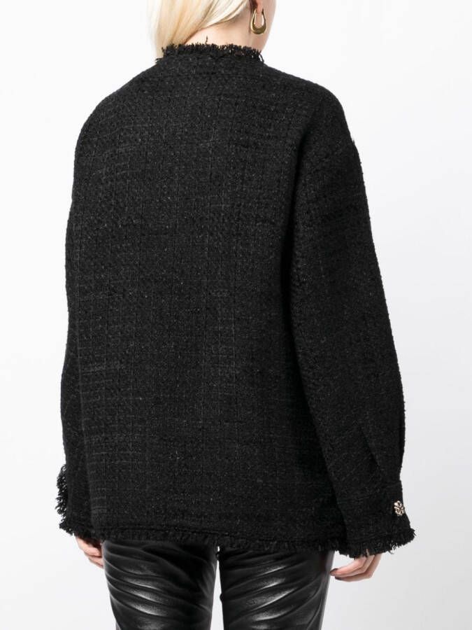 b+ab Tweed jack Zwart
