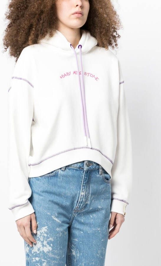*BABY MILO STORE BY *A BATHING APE Hoodie met grafische print Wit