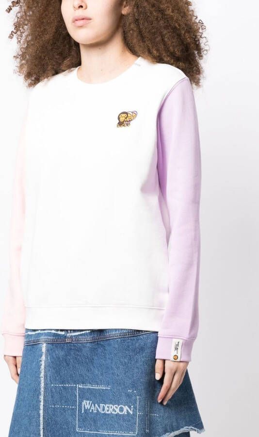 *BABY MILO STORE BY *A BATHING APE Sweater met geborduurd logo Wit