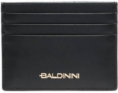 Baldinini Pasjeshouder met krokodillen-reliëf Zwart