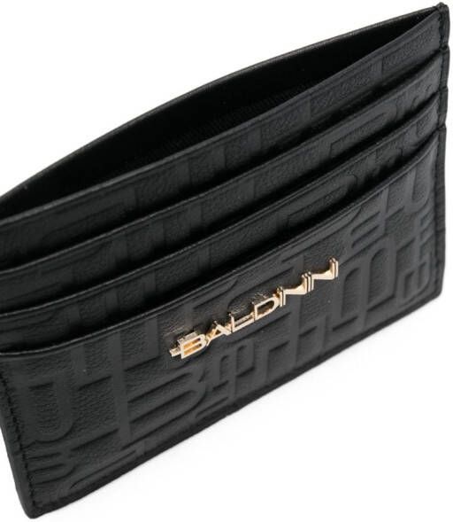 Baldinini Pasjeshouder met monogram Zwart