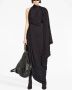 Balenciaga Asymmetrische midi-jurk Zwart - Thumbnail 2
