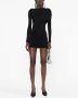 Balenciaga Asymmetrische mini-jurk Zwart - Thumbnail 2