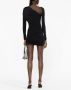 Balenciaga Asymmetrische mini-jurk Zwart - Thumbnail 3