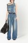 Balenciaga Asymmetrische top Blauw - Thumbnail 2