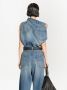 Balenciaga Asymmetrische top Blauw - Thumbnail 4