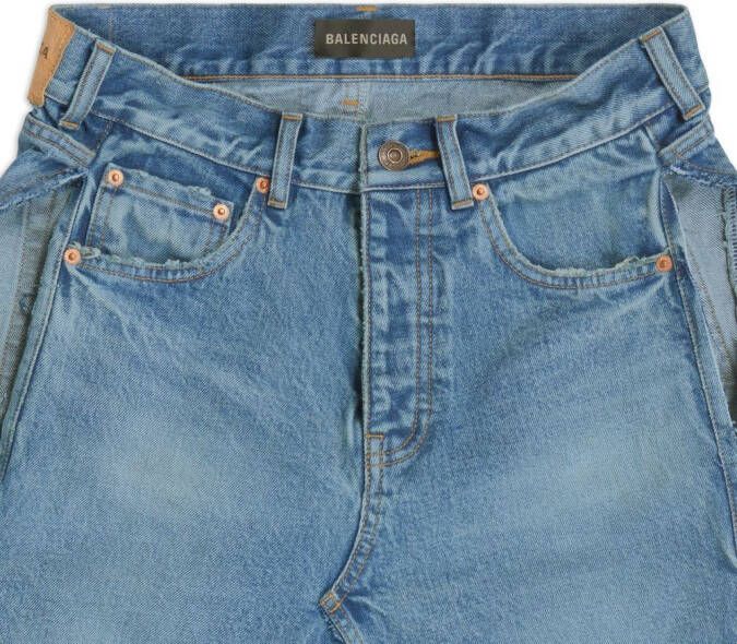 Balenciaga Asymmetrische top Blauw