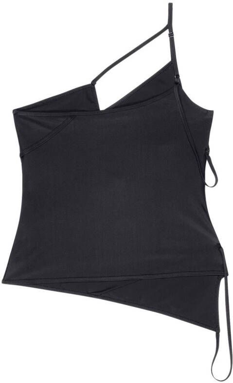 Balenciaga Asymmetrische top Zwart