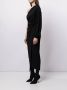 Balenciaga Asymmetrische wikkeljurk Zwart - Thumbnail 3