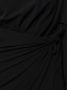 Balenciaga Asymmetrische wikkeljurk Zwart - Thumbnail 5