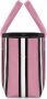 Balenciaga Barbès East-West gestreepte shopper Roze - Thumbnail 3