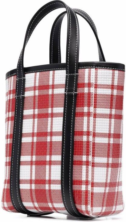 Balenciaga Barbes North-South shopper Rood