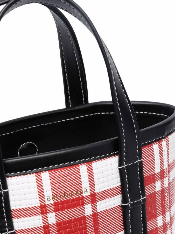 Balenciaga Barbes North-South shopper Rood