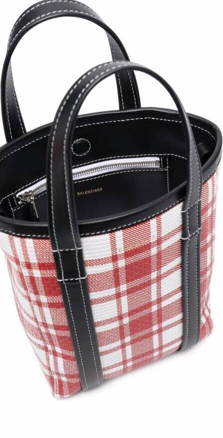 Balenciaga Barbes North-South shopper Rood