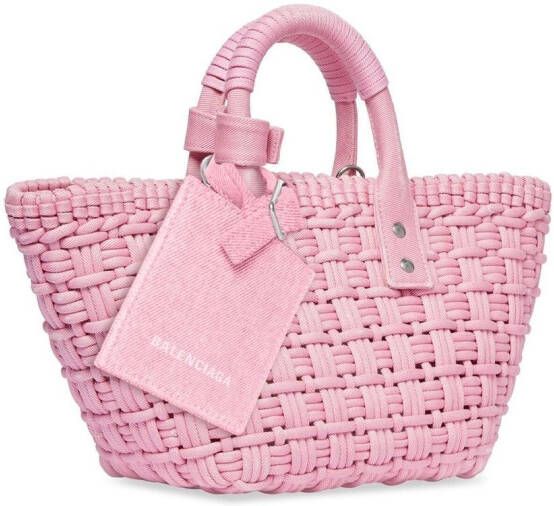 Balenciaga Bistro Basket kleine shopper Roze