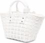 Balenciaga Bistro Basket kleine shopper Wit - Thumbnail 3